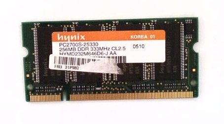 PC2700S・256MBノートメモリ