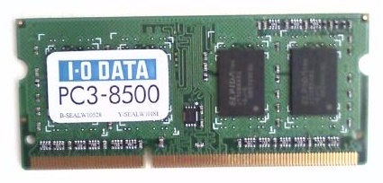 PC3-8500・1GBメモリ