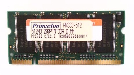PC2700・512MBノートメモリ