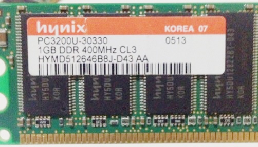 PC-3200U・2GBメモリ